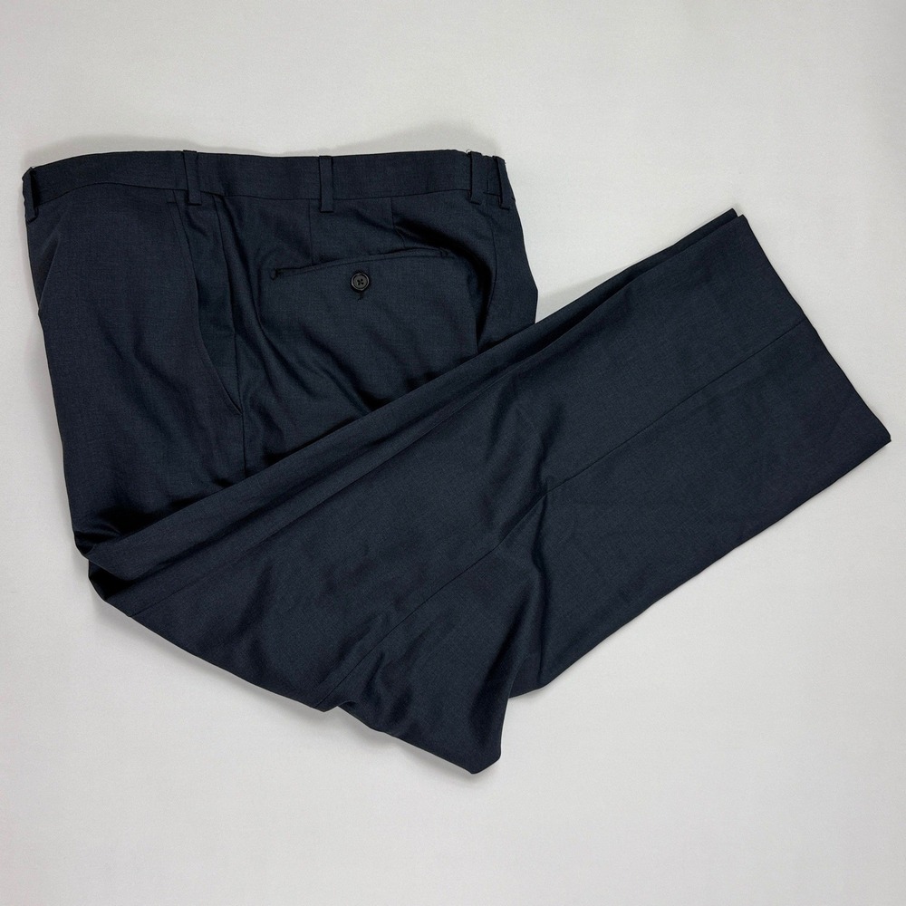 Santorelli Romeo Mens Blue Luxury Serge Wool Trousers 38x29 (31) Made in Italy